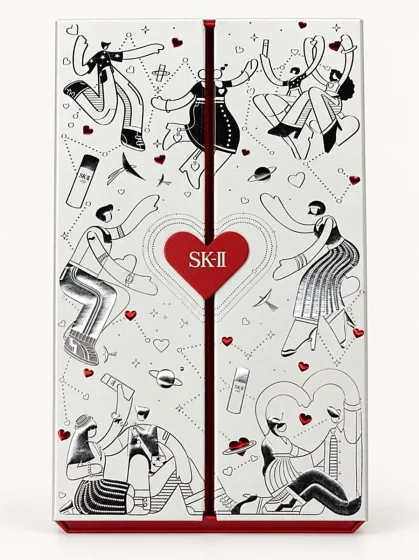 Подарочный набор SK-II Crimson Heart Prestige Coffret, 4 средства