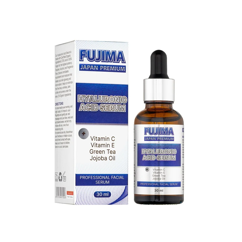 Professional facial Hyaluronic Acid Serum+Vitamin C+v.E +Green Tea +Jojoba Oil. 30мл.
