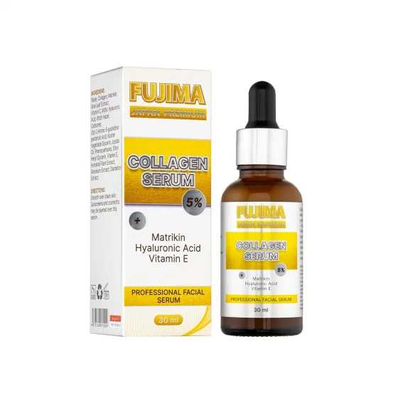 Professional facial Collagen 5% Serum + Matrikin+Hyaluronic Acid+Vitamine E. 30мл.