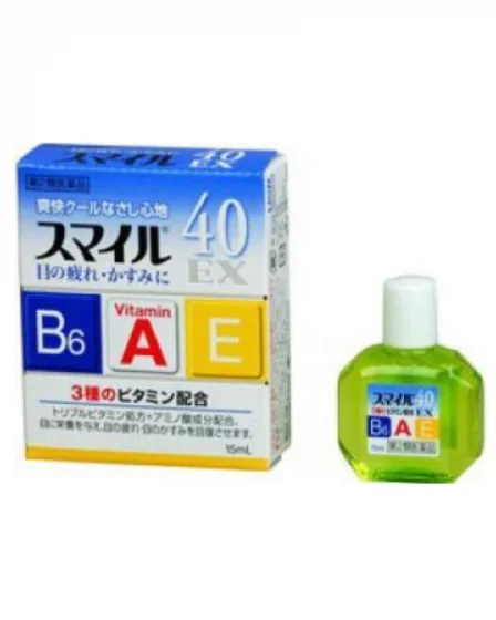 Капли для глаз Lion smile EX 40 COOL 15МЛ (синие)