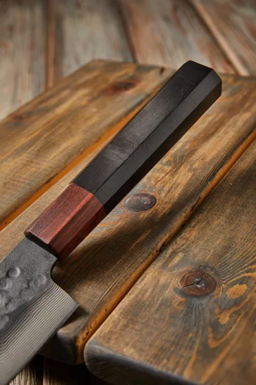 SANTOKU УНИВЕРСАЛЬНЫЙ НОЖ (67-слойная дамасская сталь) — фото 3