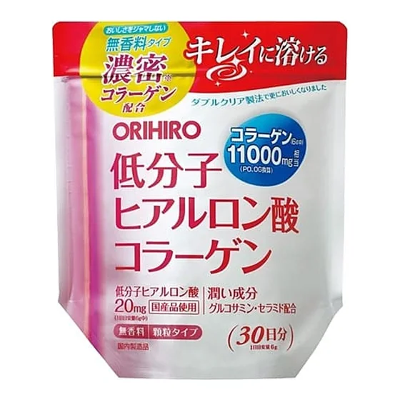 Orihiro Collagen с гиалуроновой кислотой, 180 г